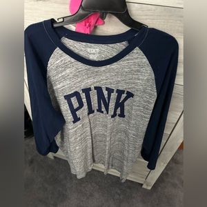 Pink VS baeball tee